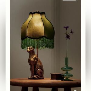 Anthropologie The Icon Table Lamp: Leopard Edition